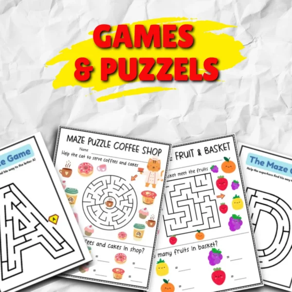 Kids Learning & Classroom Activities Bundle, Teachers Parents Worksheets For Kids, DFY Digital Product. - Image 7
